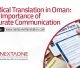 Medical translation service in Oman